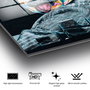 Wallity Pintura Decorativa de Vidrio Templado Multicolor 30 x 45 cm